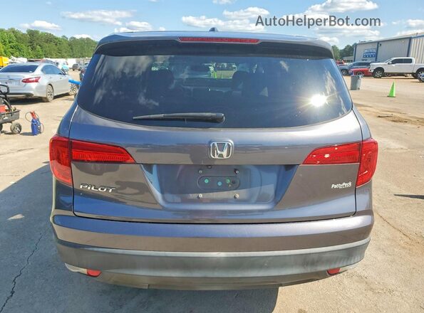 5FNYF5H52HB011920 2017 HONDA PILOT Gray Rear view