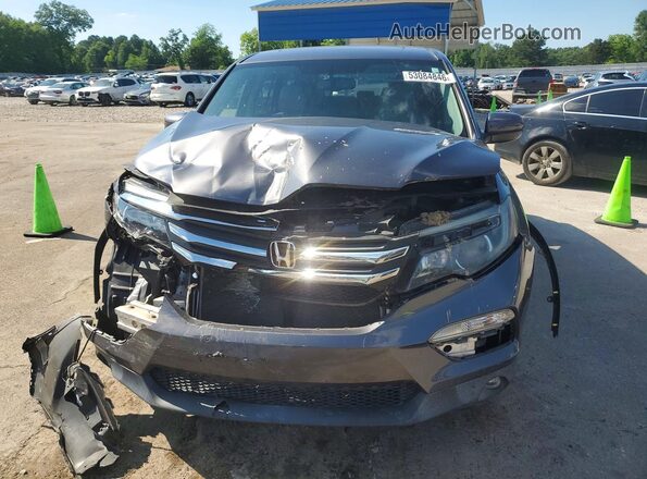 5FNYF5H52HB011920 2017 HONDA PILOT Gray Front view