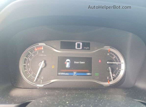 5FNYF5H52HB037806 2017 HONDA PILOT Charcoal Vista del cuadro de instrumentos
