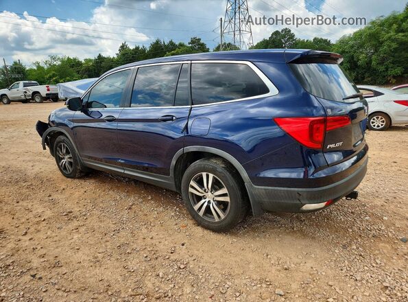 5FNYF5H52HB044710 2017 HONDA PILOT Blue Trasero izquierdo