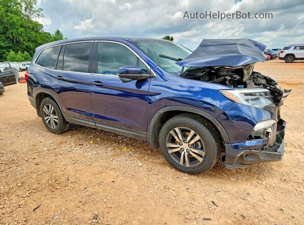 5FNYF5H52HB044710 2017 HONDA PILOT Blue Delantero derecho