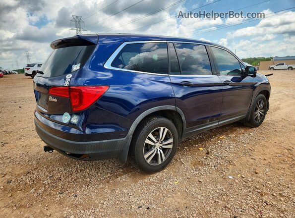 5FNYF5H52HB044710 2017 HONDA PILOT Blue Trasero derecho