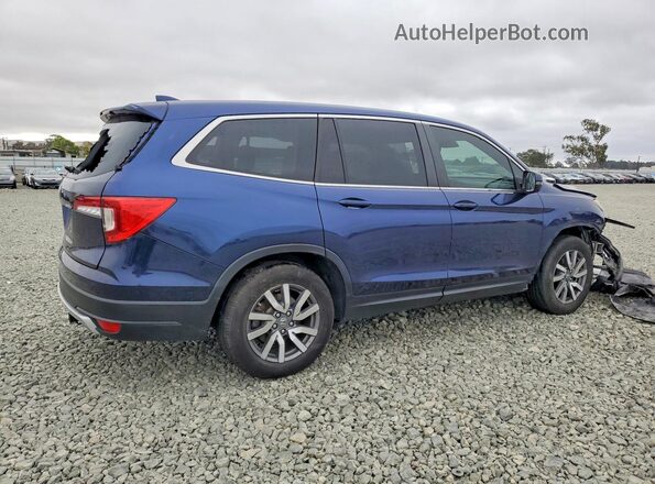 5FNYF5H52KB003131 2019 HONDA PILOT Blue Tył prawy