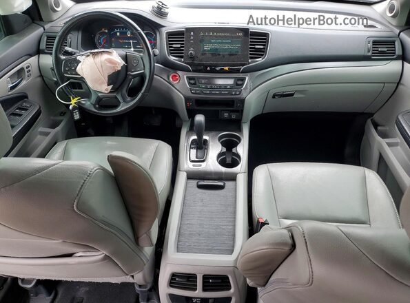 5FNYF5H52KB003131 2019 HONDA PILOT Blue Widok deski rozdzielczej