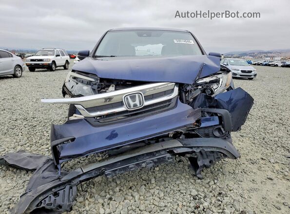 5FNYF5H52KB003131 2019 HONDA PILOT Blue Widok z przodu