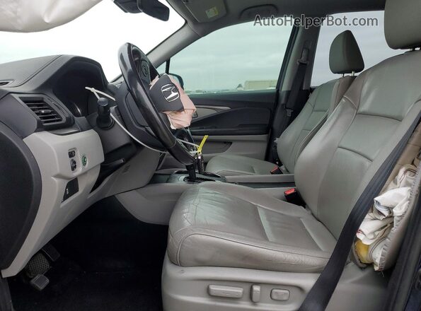 5FNYF5H52KB003131 2019 HONDA PILOT Blue Widok wnętrza z przodu