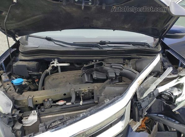 5FNYF5H52KB003131 2019 HONDA PILOT Blue Widok komory silnika
