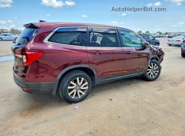 5FNYF5H52KB017787 2019 HONDA PILOT Burgundy უკანა მარჯვენა