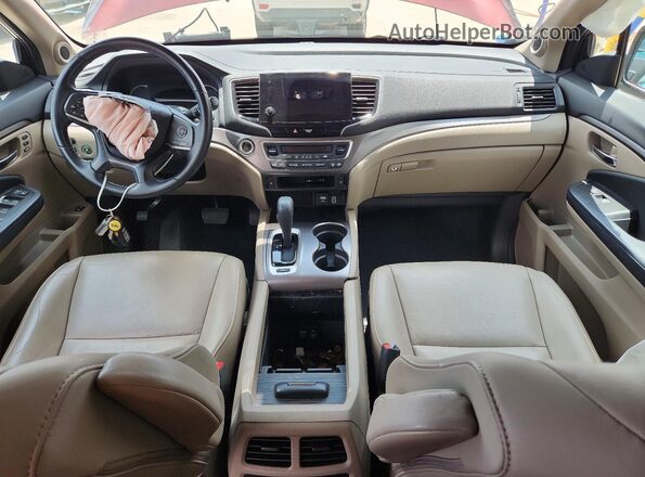 5FNYF5H52KB017787 2019 HONDA PILOT Burgundy წინა პანელის ხედი