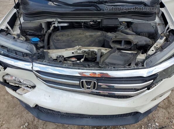 5FNYF5H53HB016950 2017 HONDA PILOT White Widok komory silnika