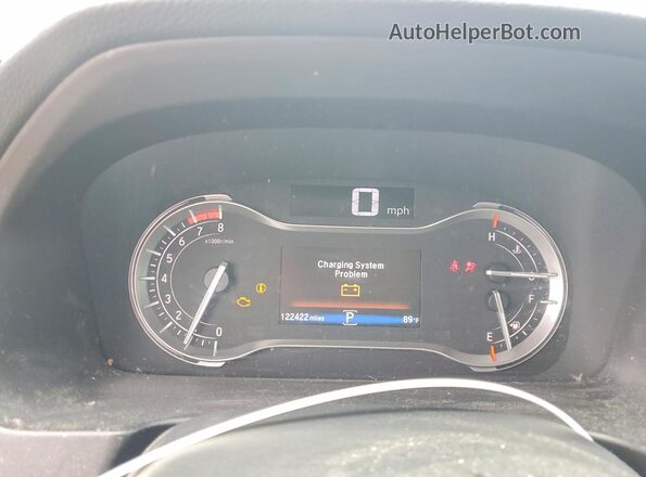 5FNYF5H53HB016950 2017 HONDA PILOT White Widok zestawu wskaźników