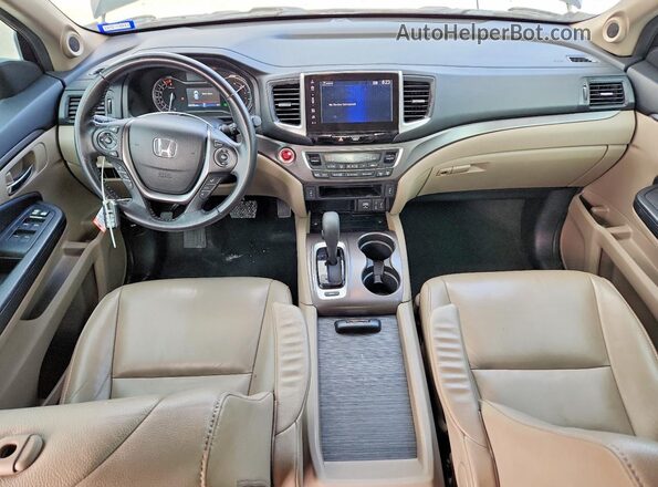 5FNYF5H53HB021839 2017 HONDA PILOT Green Առջևի վահանակի տեսք