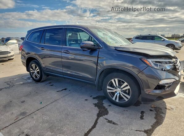 5FNYF5H53HB040567 2017 HONDA PILOT Gray Delantero derecho