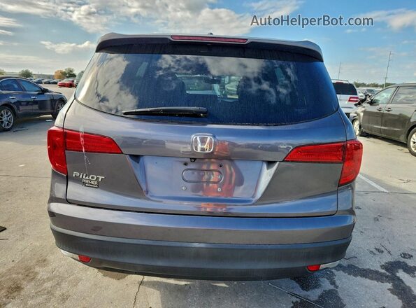 5FNYF5H53HB040567 2017 HONDA PILOT Gray Vista trasera