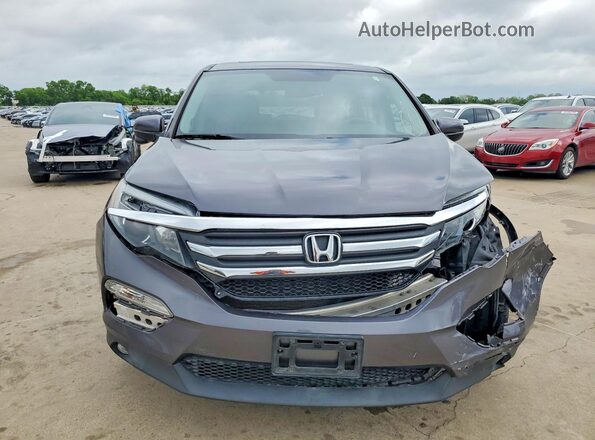 5FNYF5H53HB041122 2017 HONDA PILOT Gray Դիմացի տեսք