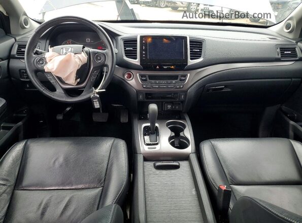 5FNYF5H53HB041122 2017 HONDA PILOT Gray Առջևի վահանակի տեսք