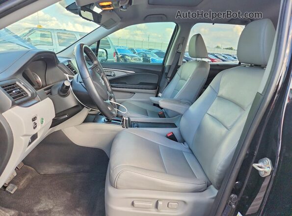 5FNYF5H53KB044304 2019 HONDA PILOT Black Vista interior delantera
