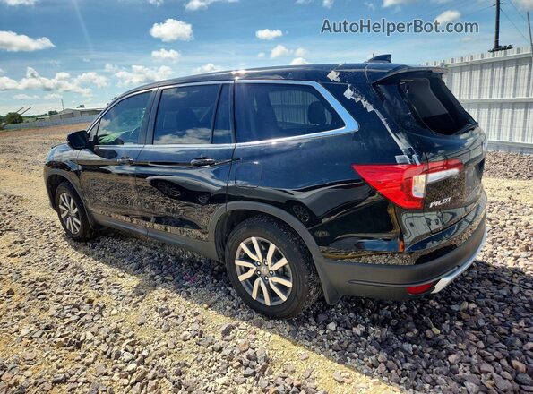 5FNYF5H53KB044304 2019 HONDA PILOT Black Trasero izquierdo