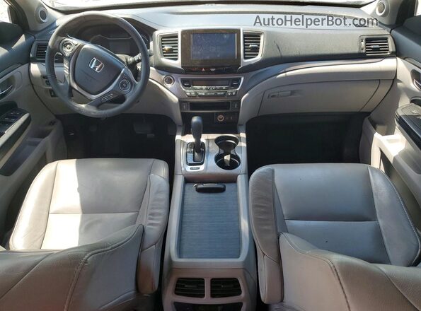 5FNYF5H54JB015814 2018 HONDA PILOT Gray Առջևի վահանակի տեսք
