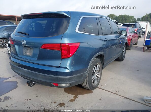 5FNYF5H54JB030300 2018 HONDA PILOT Turquoise Rear right