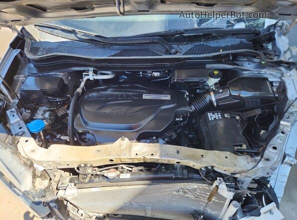 5FNYF5H54LB015931 2020 HONDA PILOT Silver Widok komory silnika