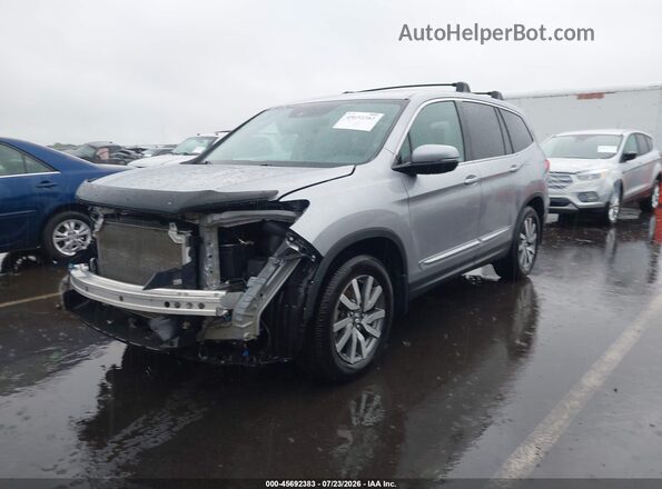 5FNYF5H54MB028146 2021 HONDA PILOT Silver Przód lewy