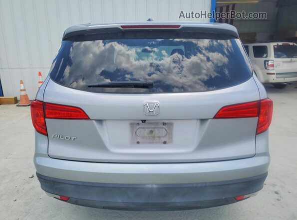 5FNYF5H55HB008056 2017 HONDA PILOT Silver უკანა ხედი