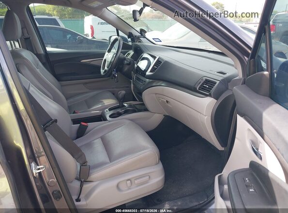 5FNYF5H55HB040926 2017 HONDA PILOT Gray Սալոնի դիմացի տեսք