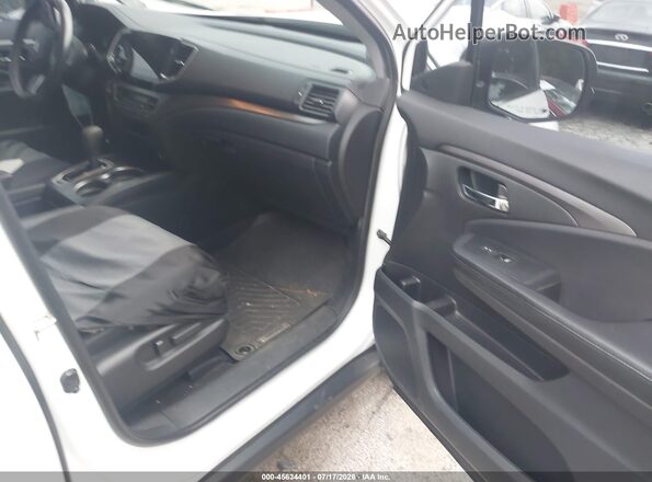 5FNYF5H55LB017896 2020 HONDA PILOT White Widok wnętrza z przodu