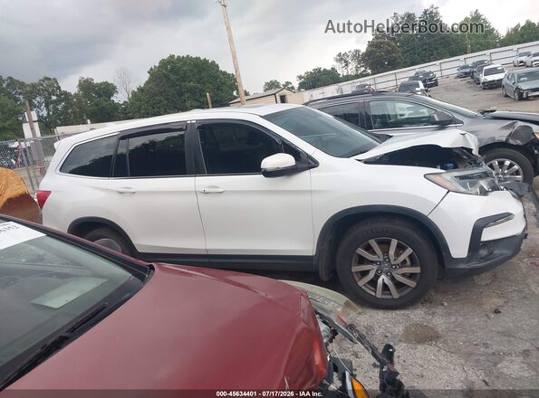 5FNYF5H55LB017896 2020 HONDA PILOT White Widok wnętrza z tyłu