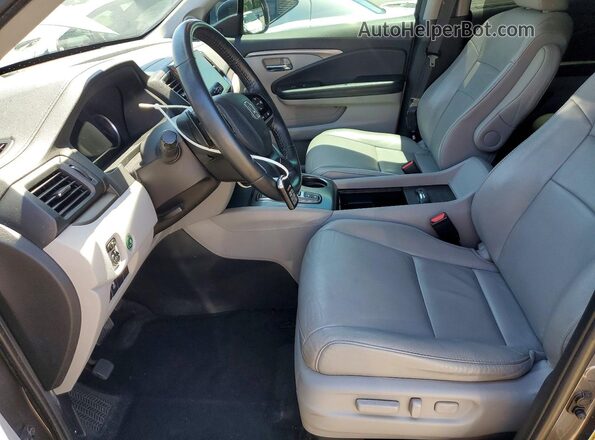 5FNYF5H55MB020119 2021 HONDA PILOT Charcoal Vista interior delantera
