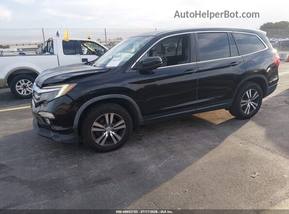 5FNYF5H56JB005141 2018 HONDA PILOT Black Front left