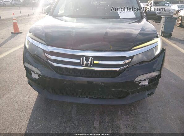 5FNYF5H56JB005141 2018 HONDA PILOT Black Front view