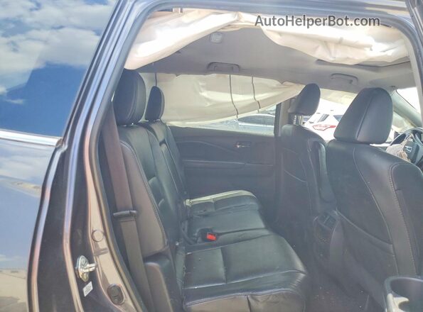 5FNYF5H56JB010713 2018 HONDA PILOT Gray უკანა სალონის ხედი
