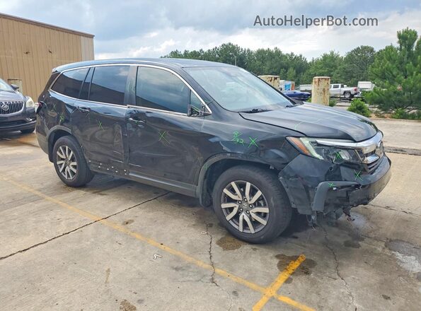 5FNYF5H56KB046886 2019 HONDA PILOT Black Передня права чверть