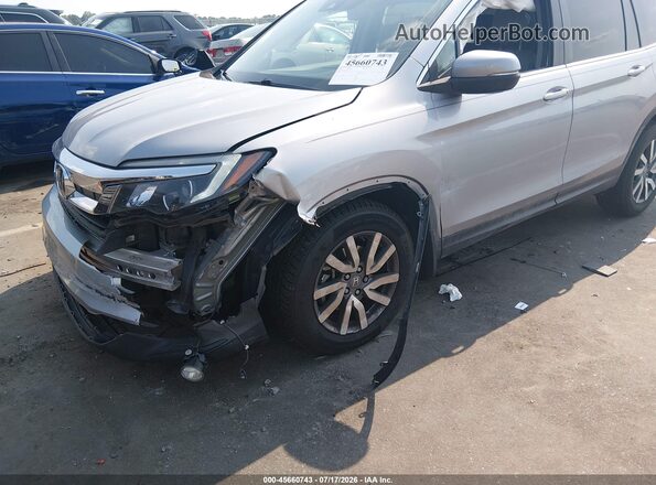 5FNYF5H56MB037995 2021 HONDA PILOT Silver Widok z przodu