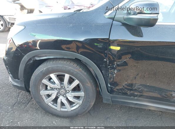 5FNYF5H56NB036086 2022 HONDA PILOT Black Widok z przodu