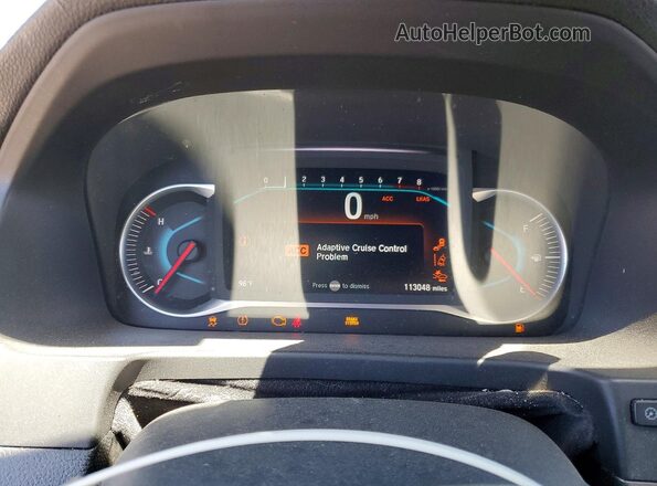 5FNYF5H56NB038744 2022 HONDA PILOT Black ხელსაწყოთა პანელის ხედი