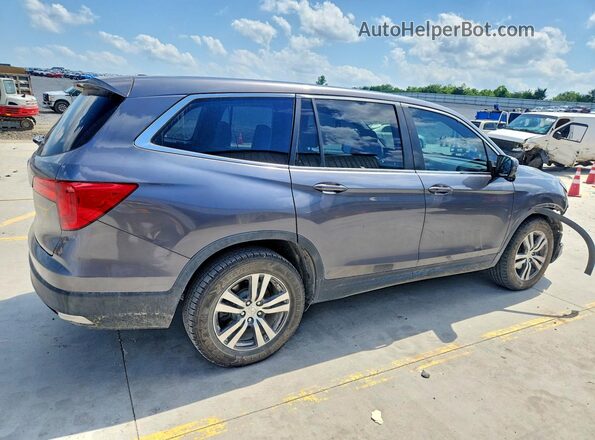 5FNYF5H57HB003246 2017 HONDA PILOT Silver Trasero derecho