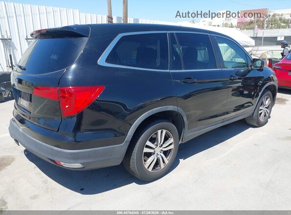 5FNYF5H57JB001650 2018 HONDA PILOT Black Հետևի աջ