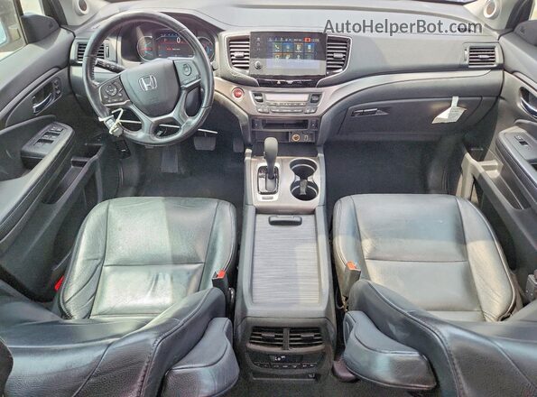 5FNYF5H57KB029773 2019 HONDA PILOT Gray Widok deski rozdzielczej