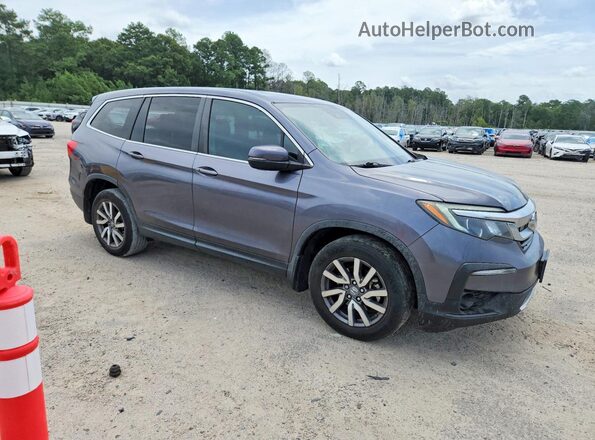 5FNYF5H57KB029773 2019 HONDA PILOT Gray Przód prawy