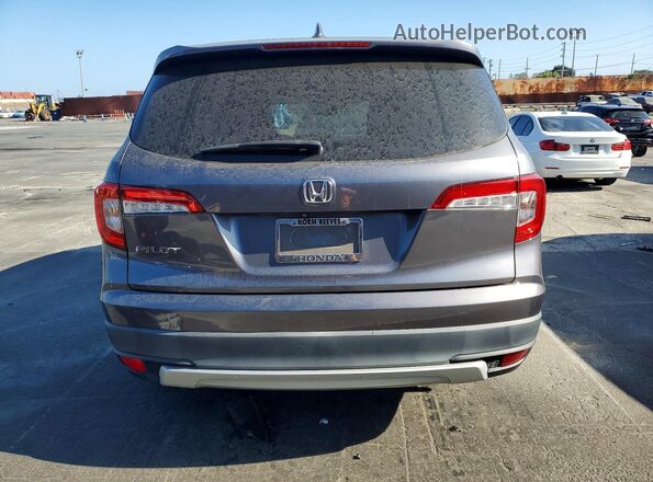 5FNYF5H57LB021786 2020 HONDA PILOT Gray Вид ззаду