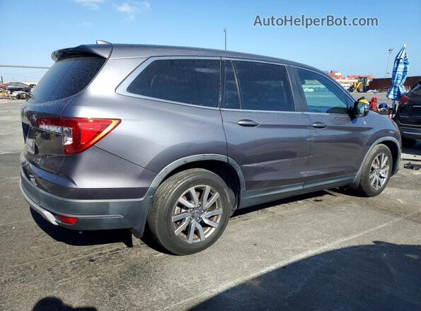 5FNYF5H57LB021786 2020 HONDA PILOT Gray Задня права чверть
