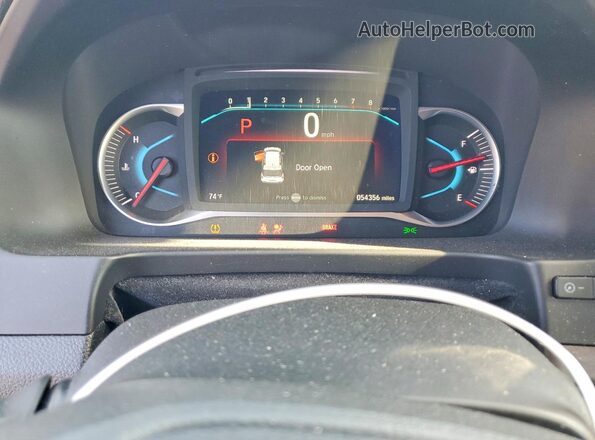 5FNYF5H57LB021786 2020 HONDA PILOT Gray Вид щитка приладів
