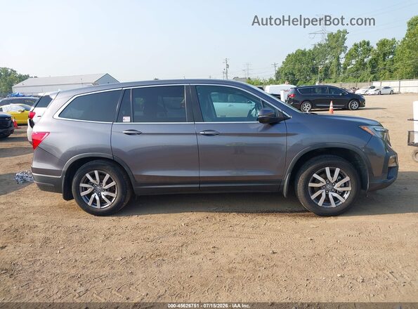 5FNYF5H57MB016850 2021 HONDA PILOT Gray Вид задньої частини салону