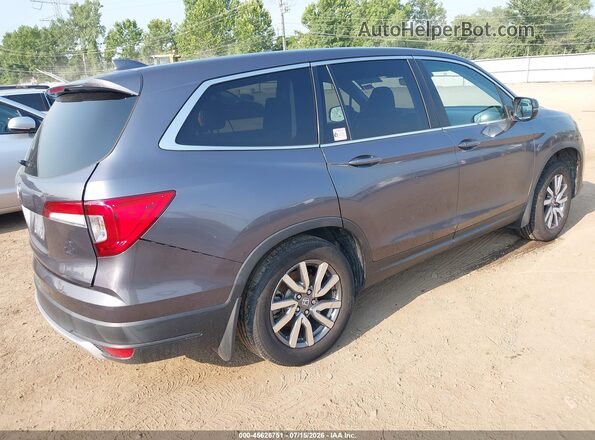 5FNYF5H57MB016850 2021 HONDA PILOT Gray Задня права чверть