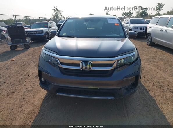 5FNYF5H57MB016850 2021 HONDA PILOT Gray Вид щитка приладів