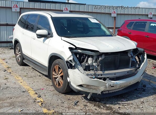 5FNYF5H58JB014598 2018 HONDA PILOT White Widok z przodu