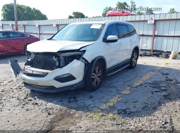 5FNYF5H58JB014598 2018 HONDA PILOT White Przód lewy